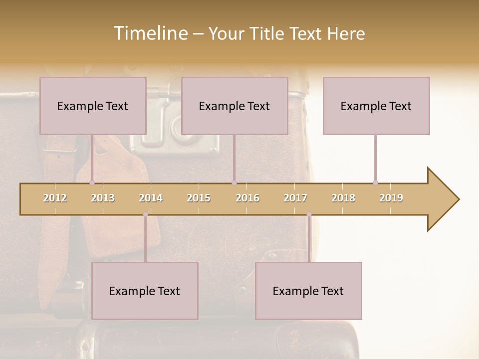 Trendy Leather Style PowerPoint Template