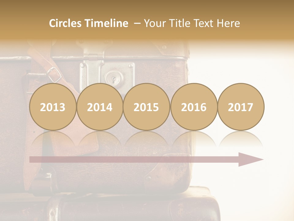 Trendy Leather Style PowerPoint Template