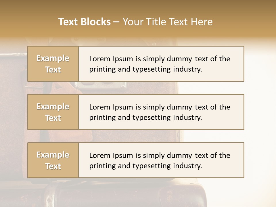 Trendy Leather Style PowerPoint Template