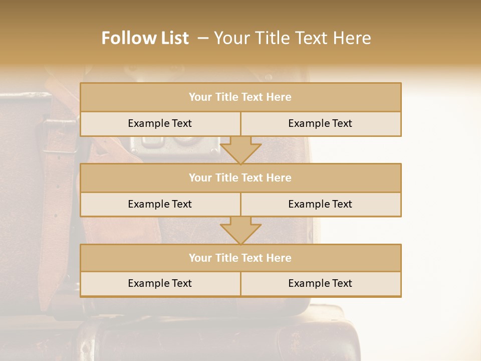 Trendy Leather Style PowerPoint Template