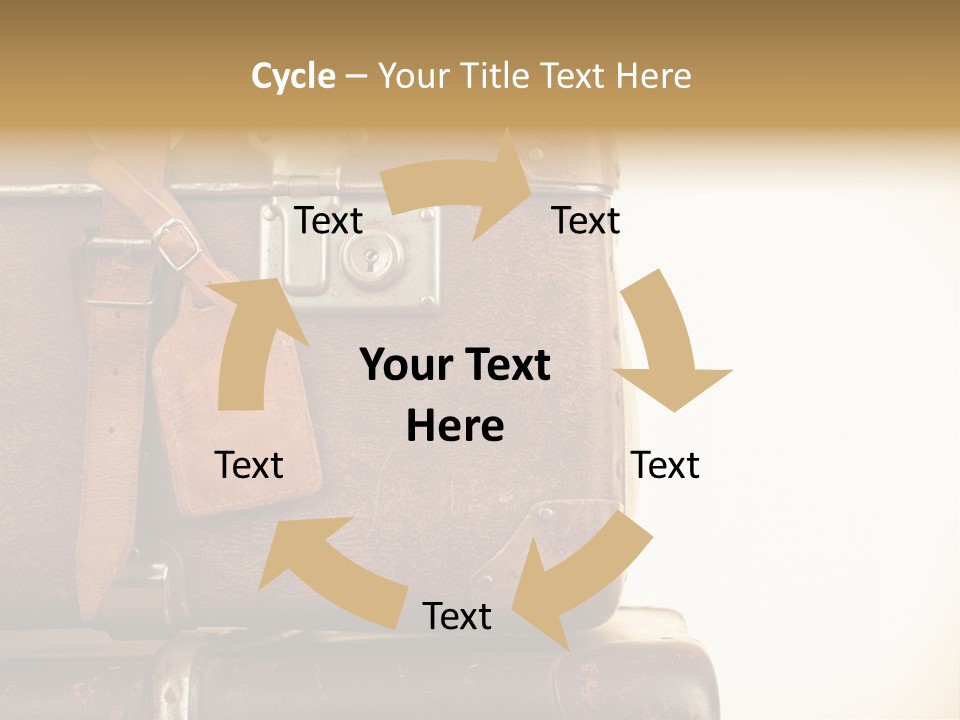 Trendy Leather Style PowerPoint Template