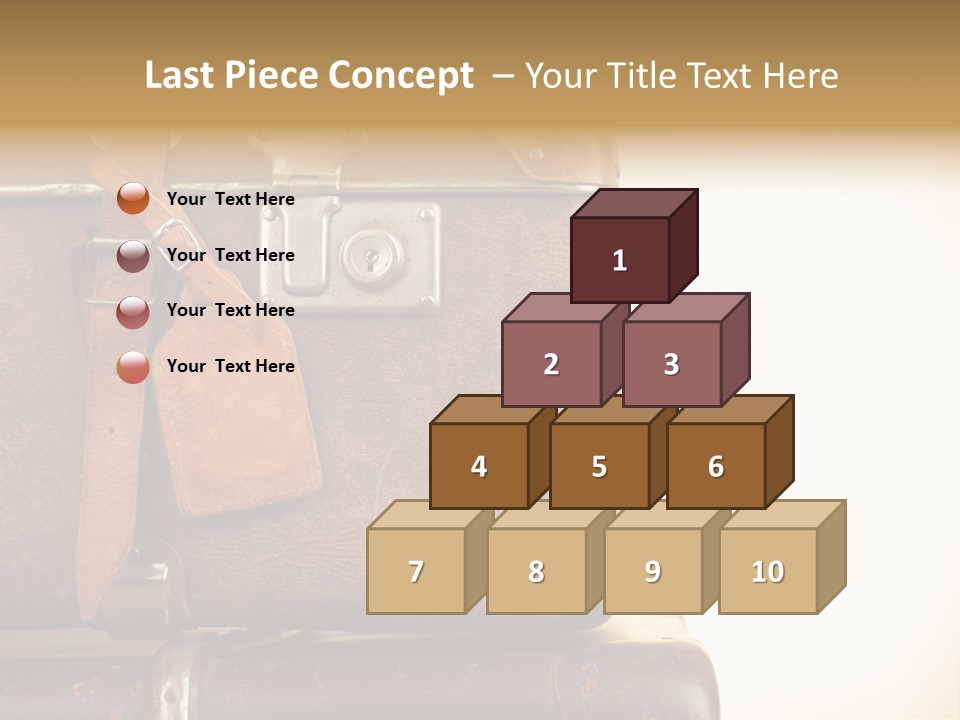 Trendy Leather Style PowerPoint Template