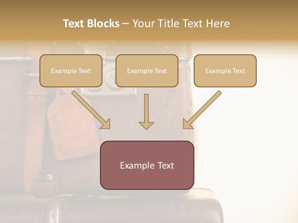 Trendy Leather Style PowerPoint Template