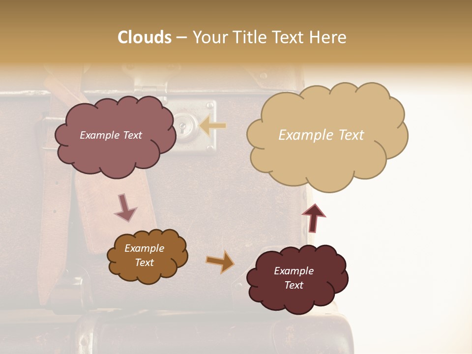 Trendy Leather Style PowerPoint Template