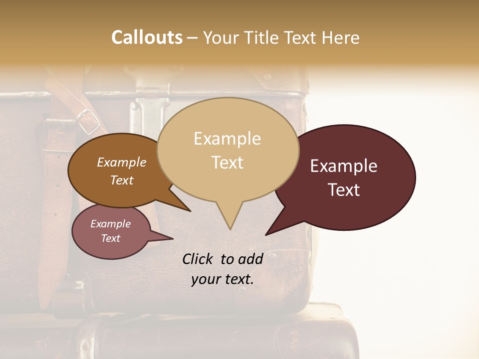 Trendy Leather Style PowerPoint Template