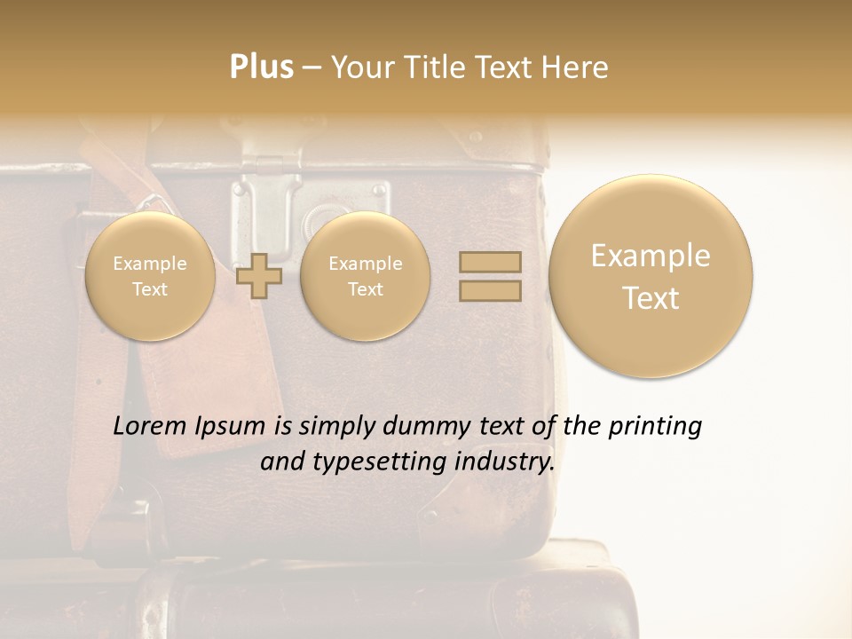 Trendy Leather Style PowerPoint Template