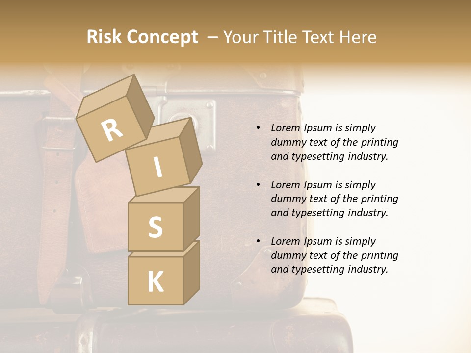 Trendy Leather Style PowerPoint Template