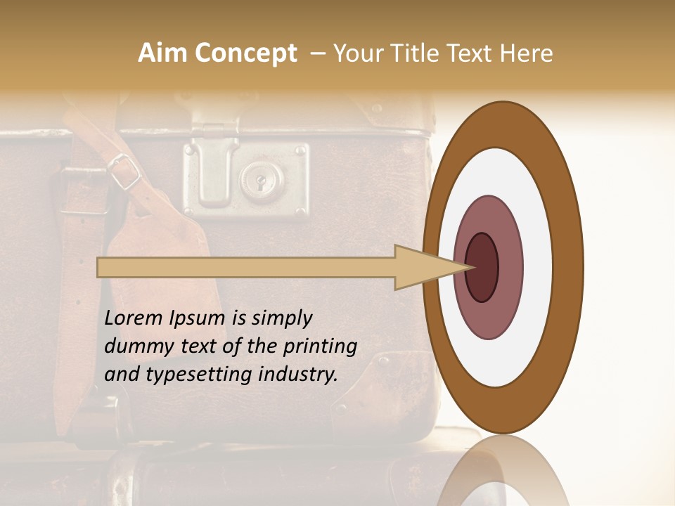 Trendy Leather Style PowerPoint Template