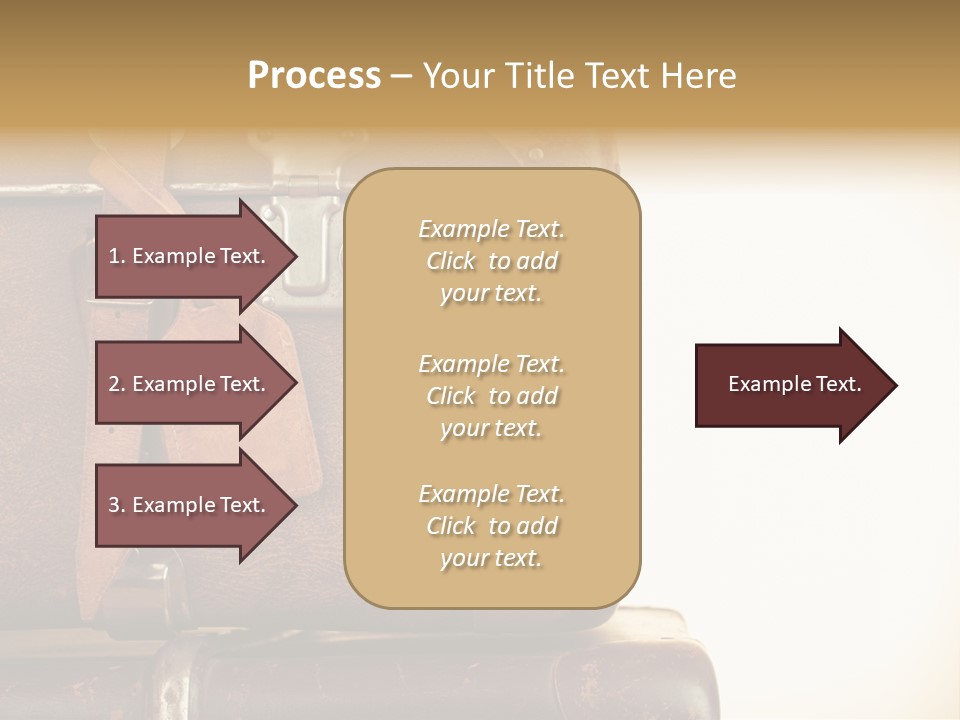 Trendy Leather Style PowerPoint Template