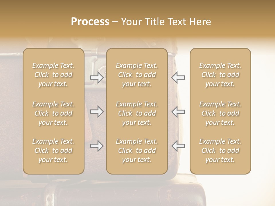 Trendy Leather Style PowerPoint Template