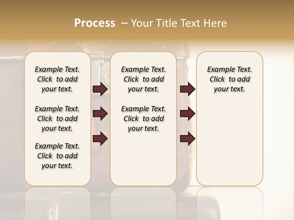 Trendy Leather Style PowerPoint Template