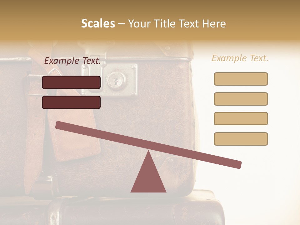 Trendy Leather Style PowerPoint Template