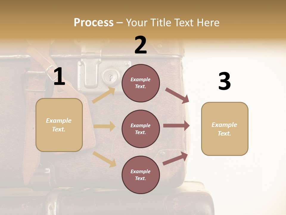 Trendy Leather Style PowerPoint Template