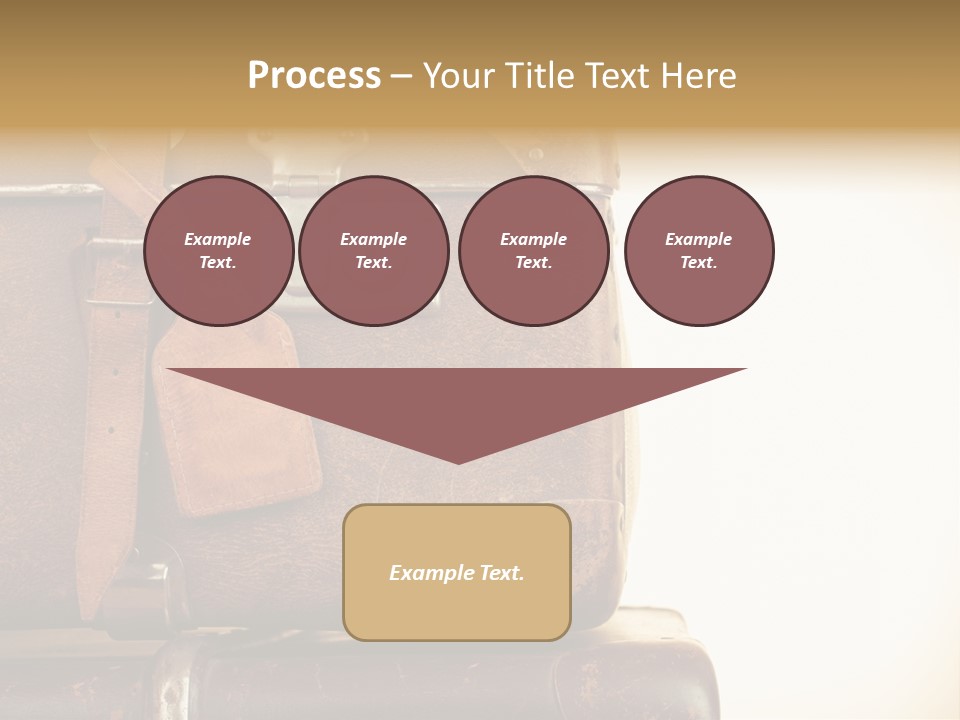 Trendy Leather Style PowerPoint Template