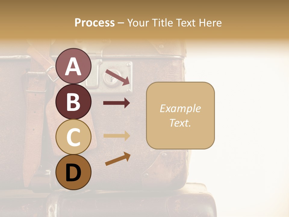 Trendy Leather Style PowerPoint Template