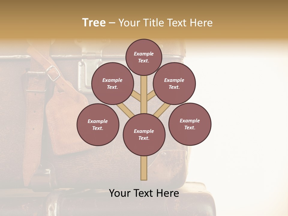 Trendy Leather Style PowerPoint Template