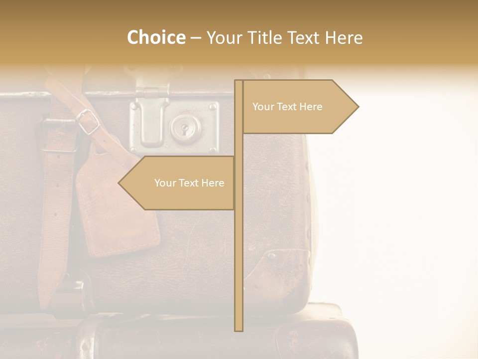 Trendy Leather Style PowerPoint Template