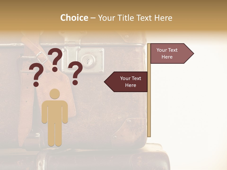 Trendy Leather Style PowerPoint Template