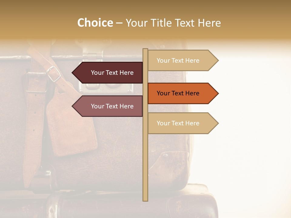 Trendy Leather Style PowerPoint Template