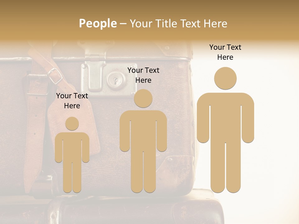 Trendy Leather Style PowerPoint Template