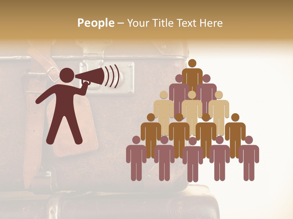 Trendy Leather Style PowerPoint Template