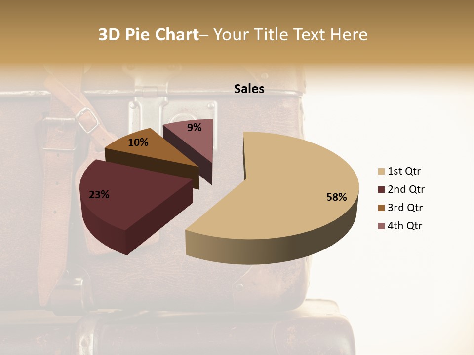 Trendy Leather Style PowerPoint Template