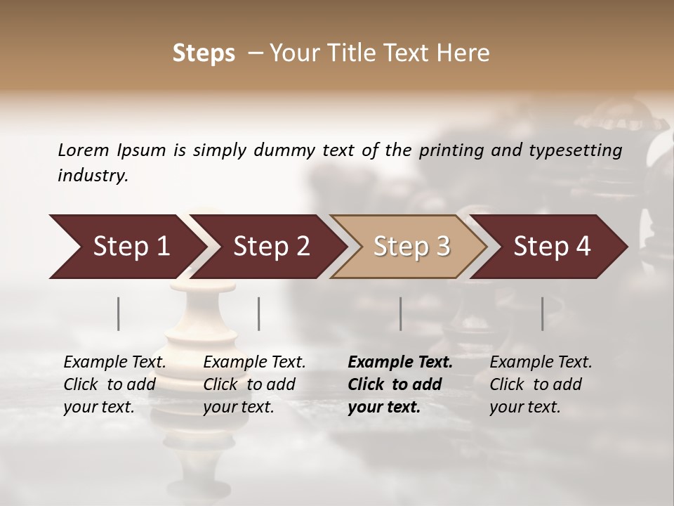 Victory Individuality Competition PowerPoint Template