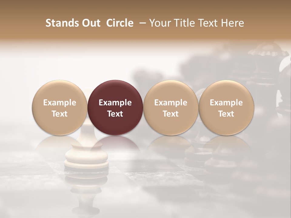Victory Individuality Competition PowerPoint Template