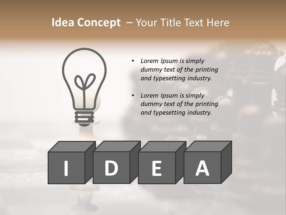 Victory Individuality Competition PowerPoint Template