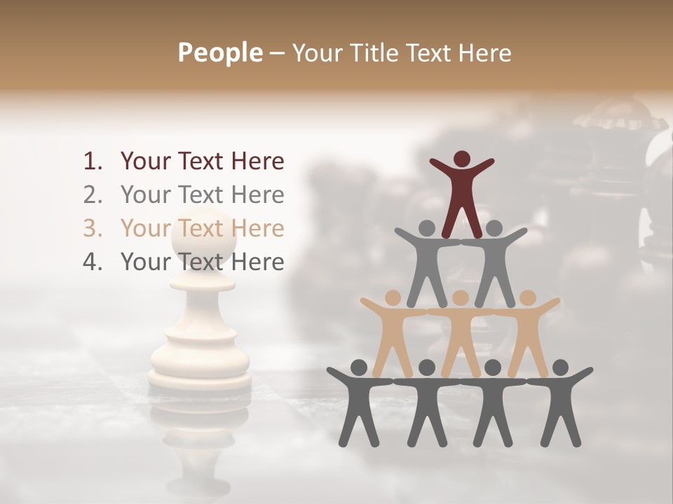 Victory Individuality Competition PowerPoint Template