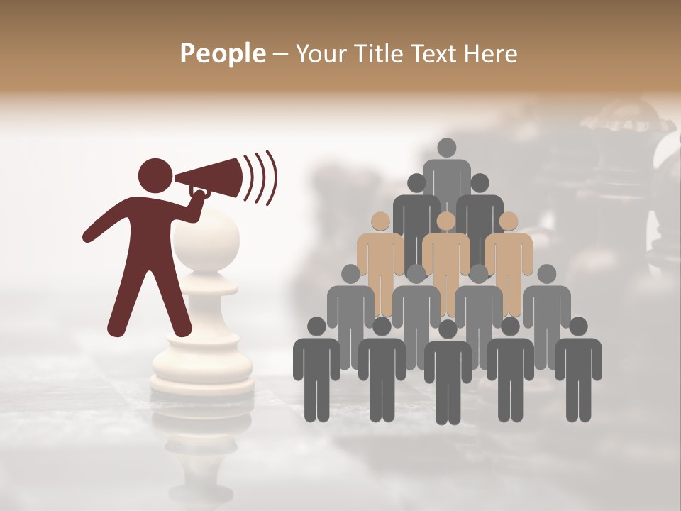 Victory Individuality Competition PowerPoint Template