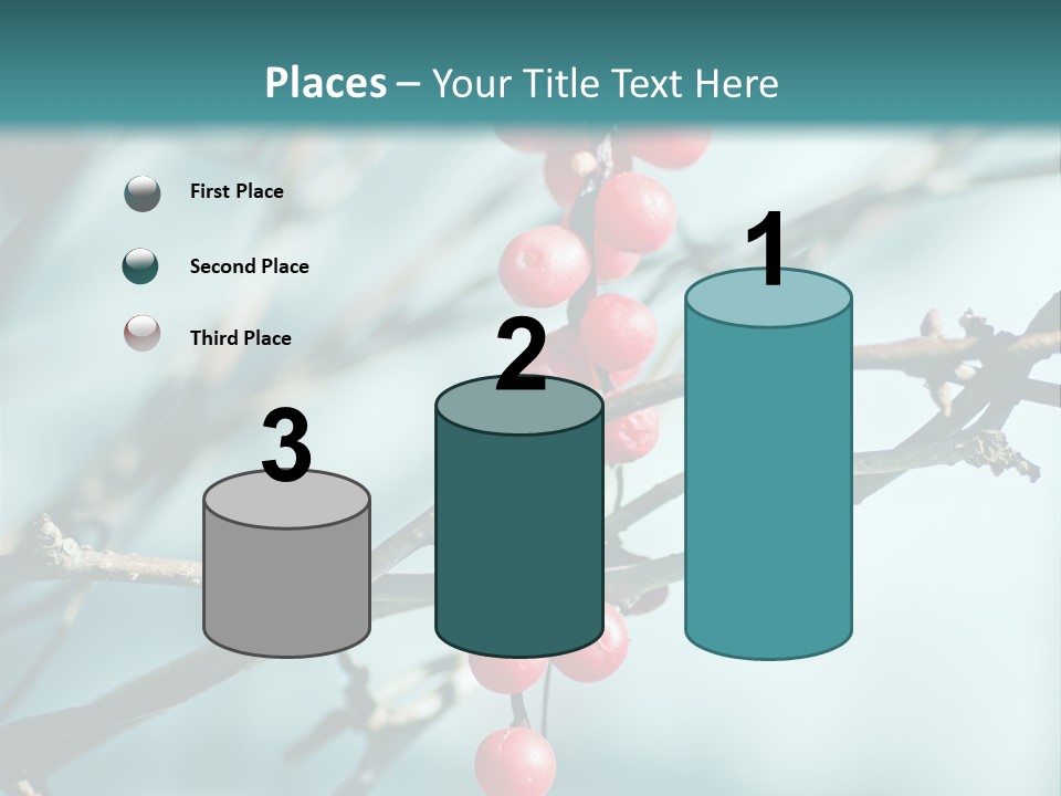 Season Schisandra East PowerPoint Template