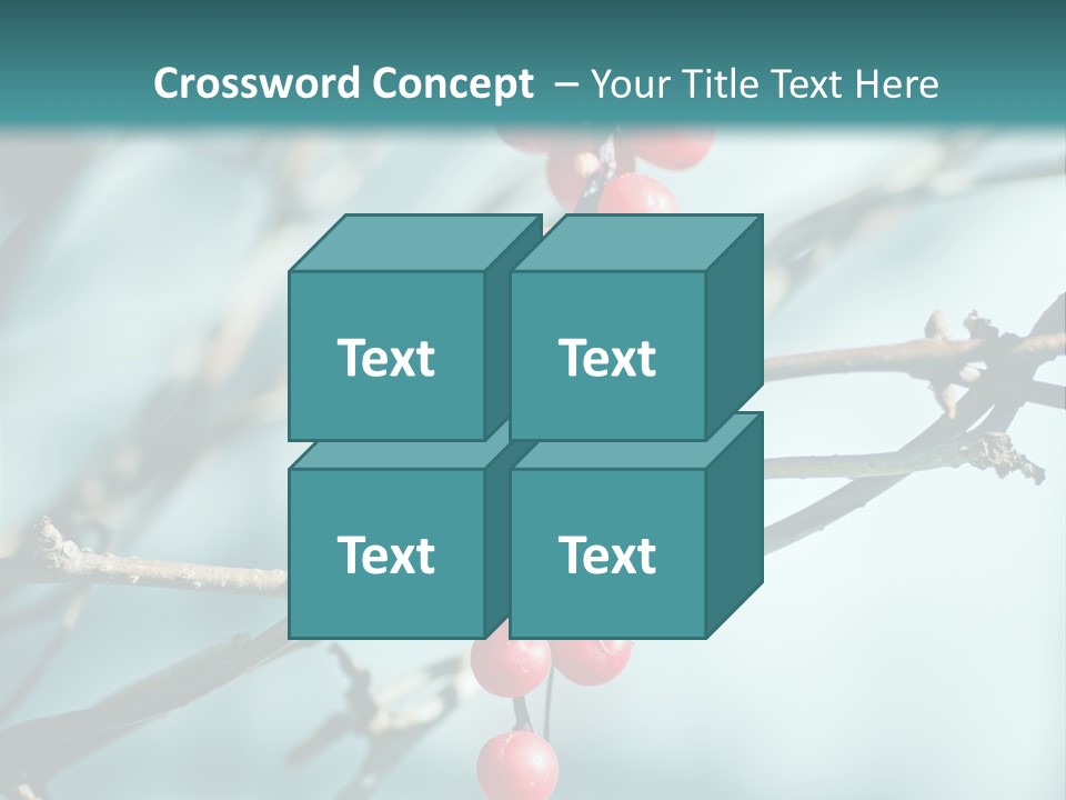 Season Schisandra East PowerPoint Template