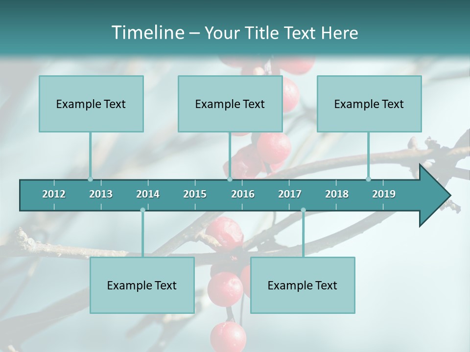 Season Schisandra East PowerPoint Template