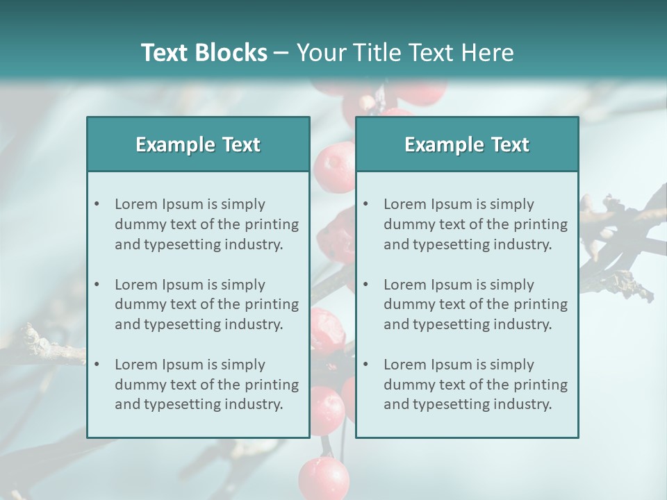 Season Schisandra East PowerPoint Template