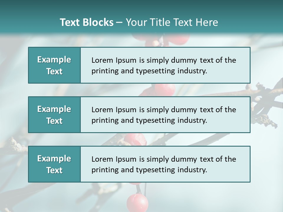 Season Schisandra East PowerPoint Template