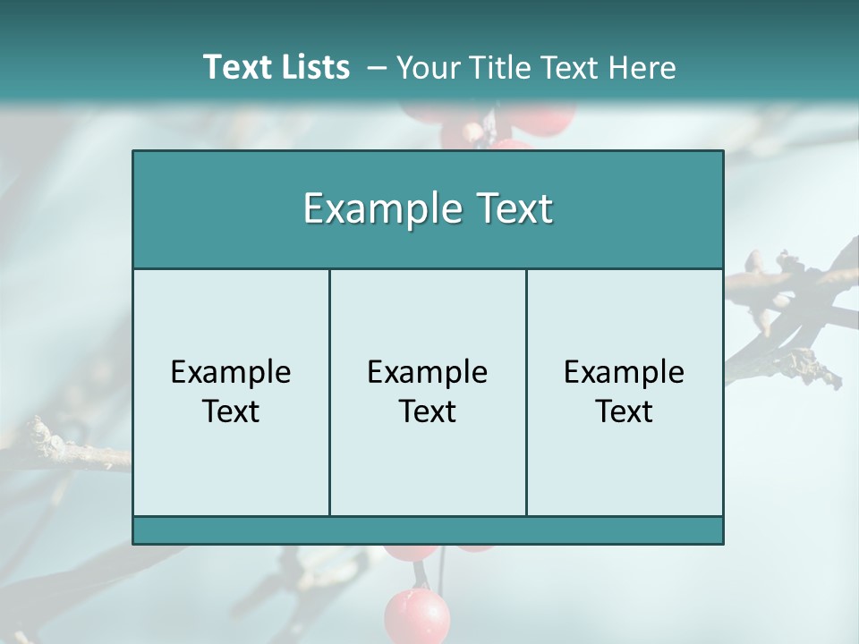 Season Schisandra East PowerPoint Template