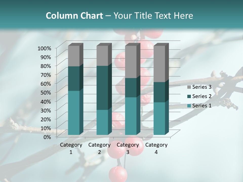 Season Schisandra East PowerPoint Template