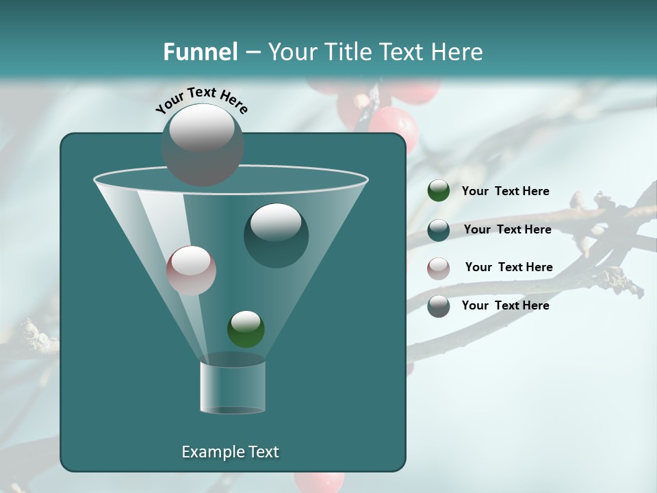 Season Schisandra East PowerPoint Template