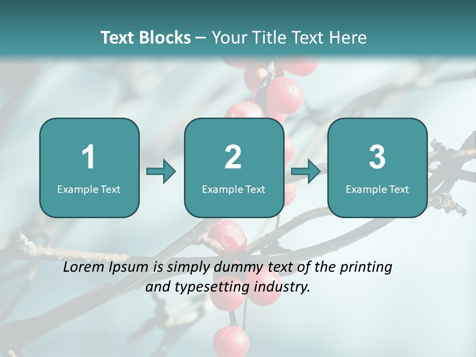 Season Schisandra East PowerPoint Template