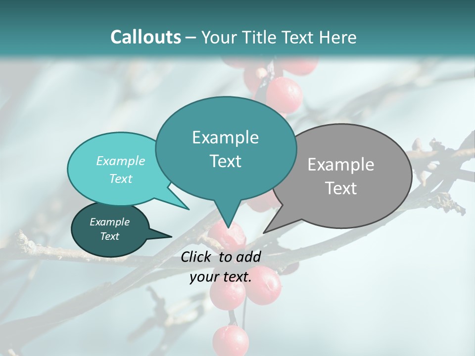 Season Schisandra East PowerPoint Template