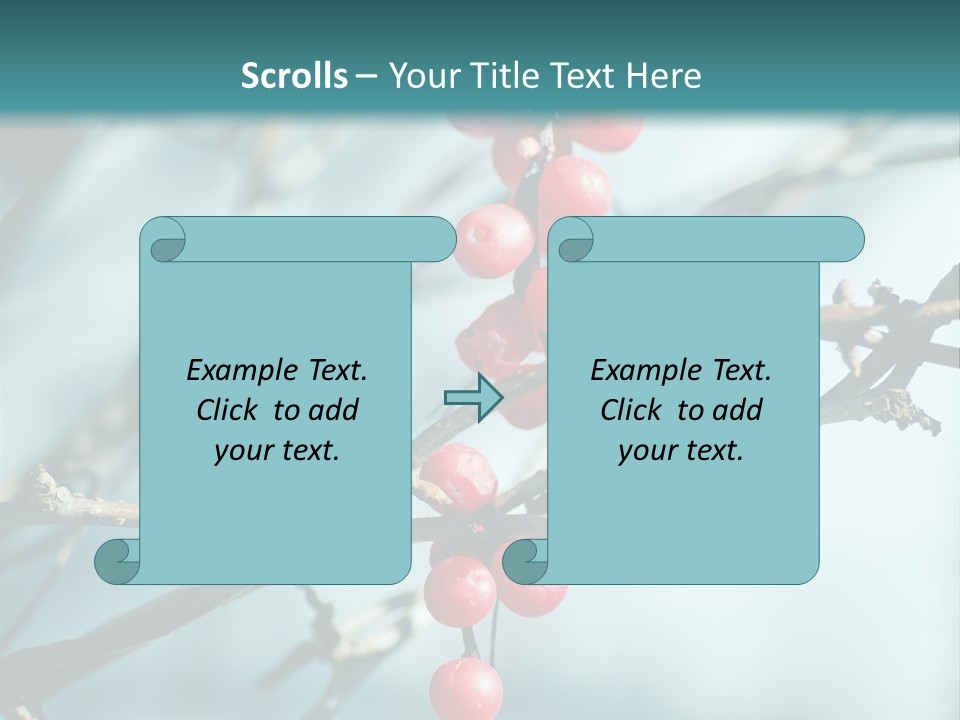 Season Schisandra East PowerPoint Template