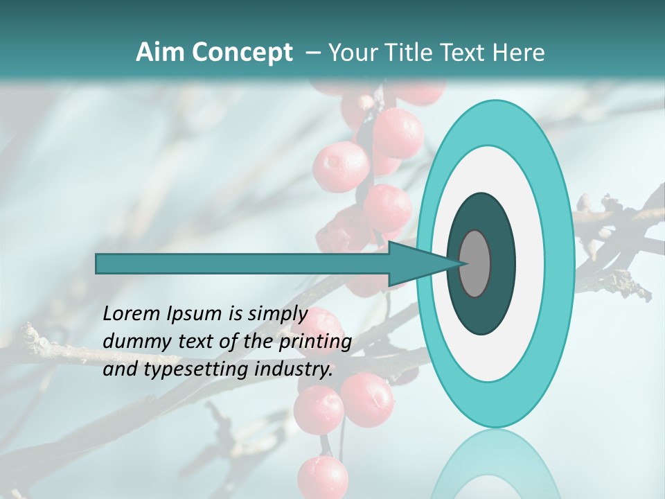 Season Schisandra East PowerPoint Template