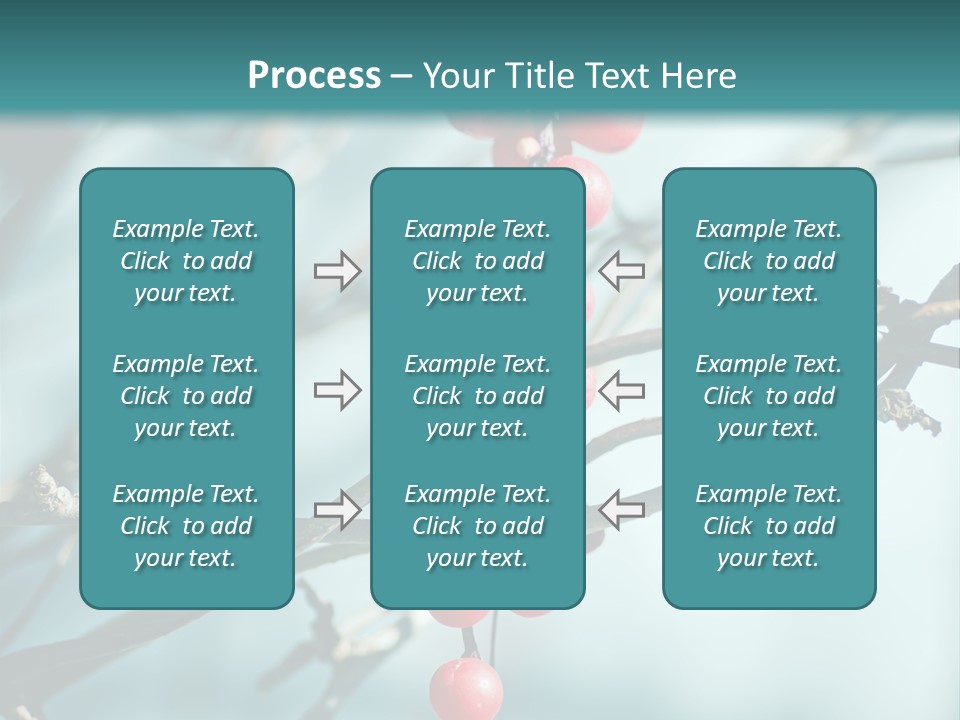 Season Schisandra East PowerPoint Template