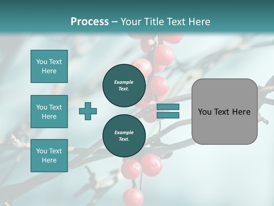Season Schisandra East PowerPoint Template