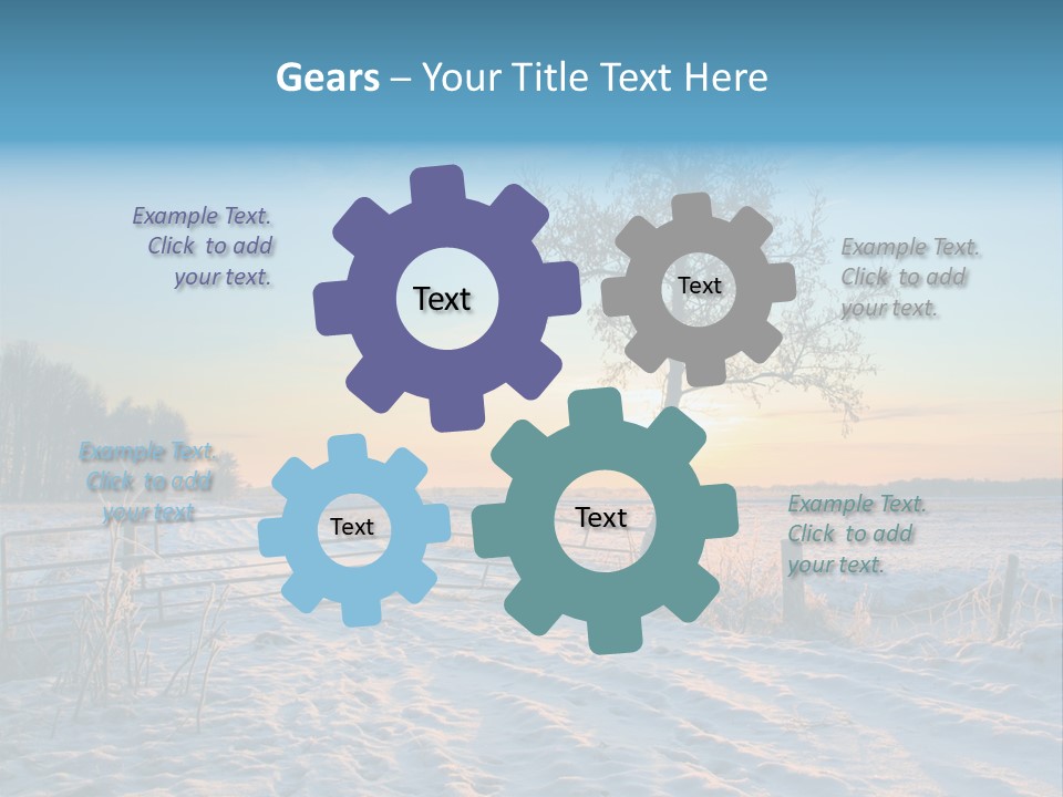 Beauty Dutch Field PowerPoint Template