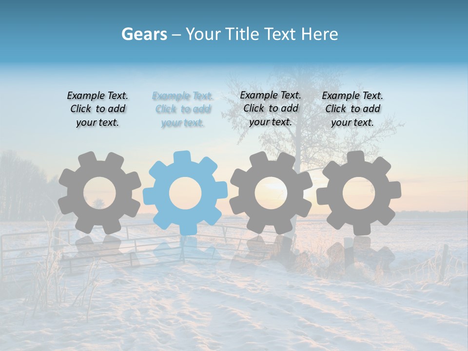 Beauty Dutch Field PowerPoint Template