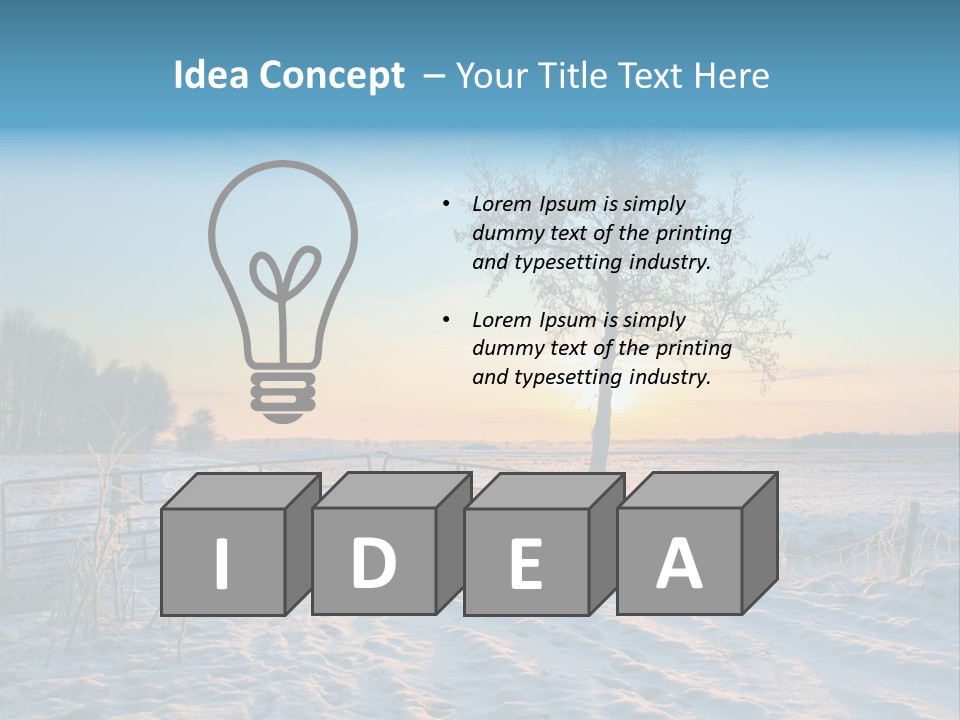 Beauty Dutch Field PowerPoint Template