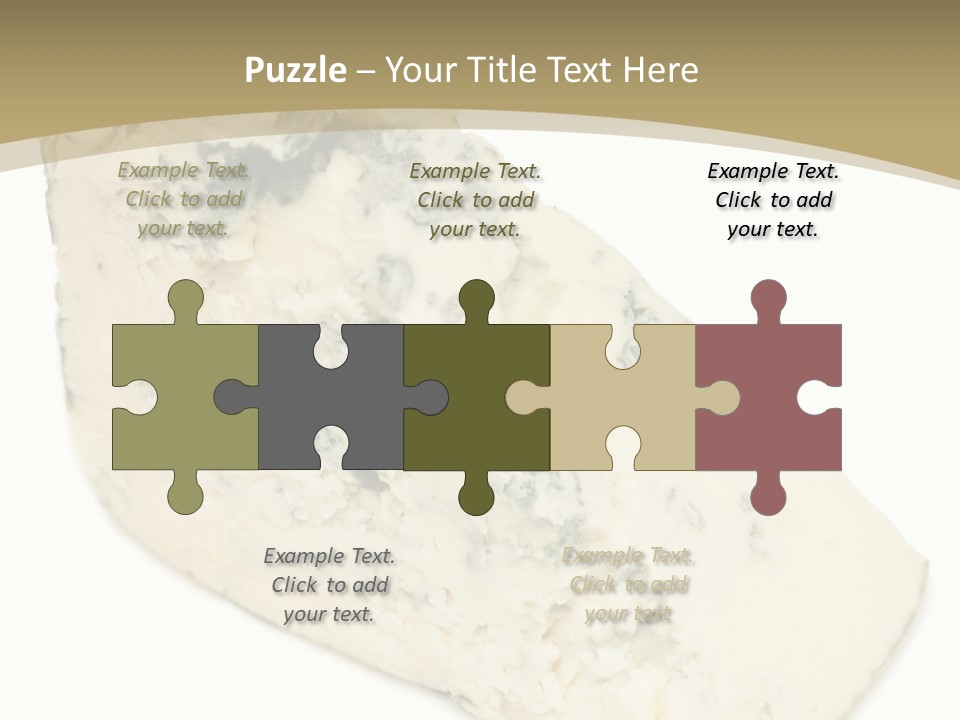 Veined Delicious Appetizer PowerPoint Template