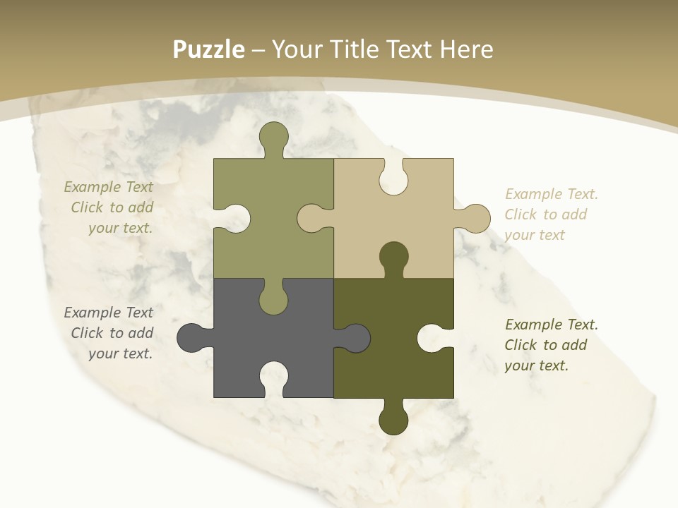 Veined Delicious Appetizer PowerPoint Template